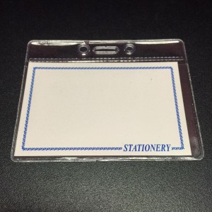  STATIONERY SOFT CLEAR CARD CASE (H) SPECS: LIGHT THIN MATERIAL TRANSPARENT MODEL: - SIZE: (86X 54 mm