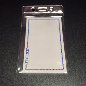 STATIONERY SOFT CLEAR CARD CASE (V) SPECS: LIGHT THIN MATERIAL TRANSPARENT MODEL: - SIZE: (65 X 90mm) 